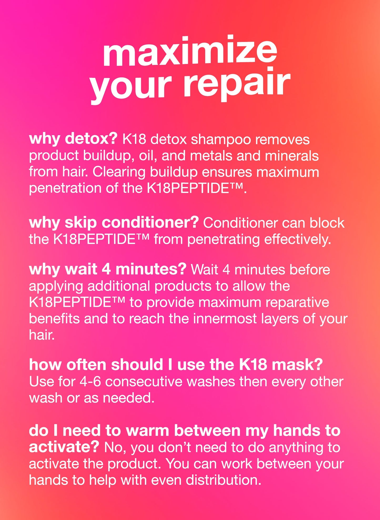 K18 Leave-In Molecular Repair Treatment